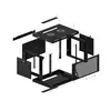 Wall-mount rack cabinet LANBERG WF01-6406-23B Photo 12