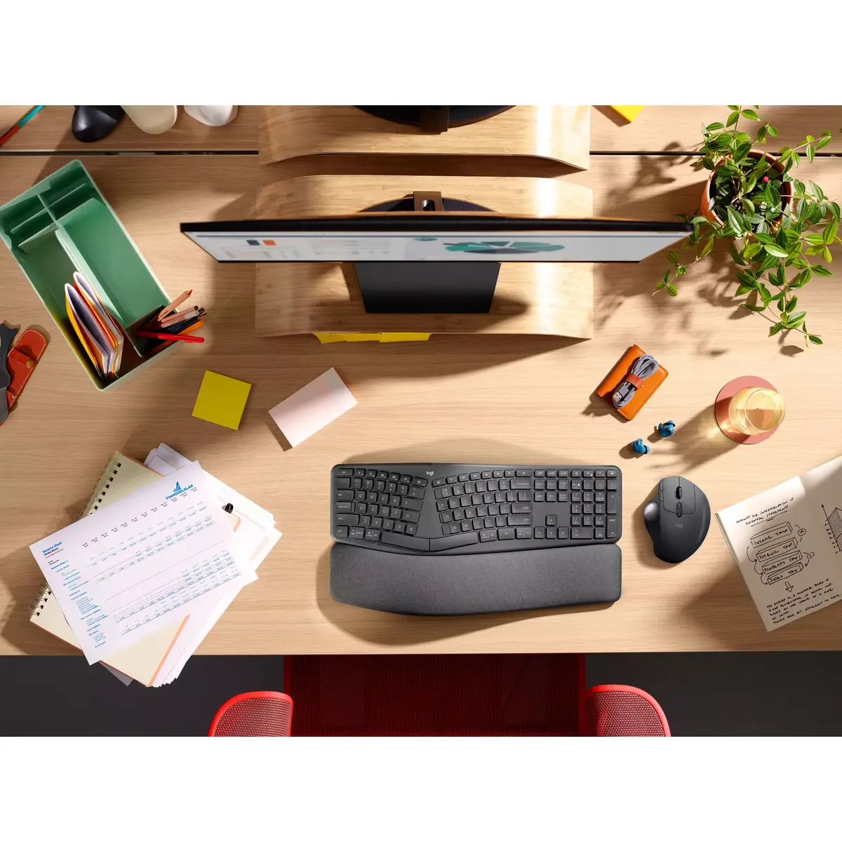 Logitech ERGO K860 for Business — эргономичная беспроводная клавиатура Photo 10