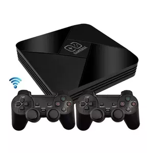 PowerBox PWB105 Игровая Приставка Mini TV Box с 30000 Играми 64 Gb Black