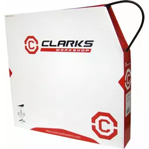 Brake Cable Housing Clarks 2P with Teflon 5 mm—30 m, white