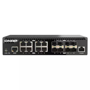 Managed Switch QNAP QSW-M3216R-8S8T 10G Ethernet 1U Black