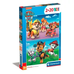 Пазл Clementoni Supercolor Paw Patrol, 20 деталей, 270×190 мм, 3–5 лет