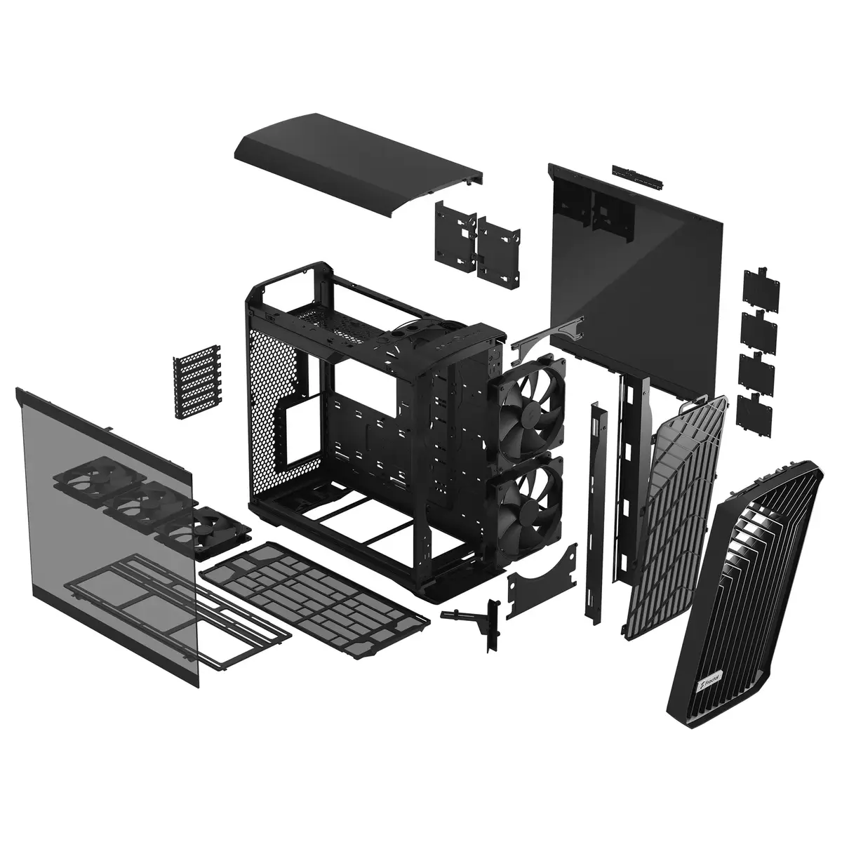 Корпус ПК Fractal Design Torrent Tower Black Photo 22