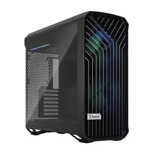 PC Tower case Fractal Design Torrent Tower Black — supports ATX/EATX/ITX, 2x180mm front fans, 2x3.5" bays, 4x2.5" bays, tempered glass
