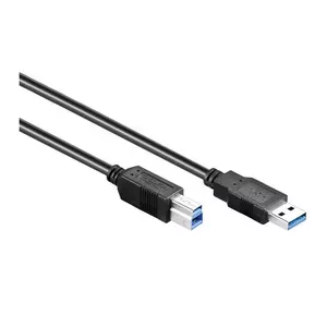 Alcasa USB A/USB B 0.5м USB 3.2 Gen 1 Кабель Черный