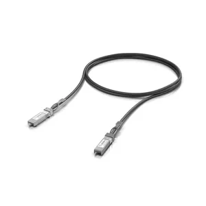 InfiniBand/optiskais SFP+ kabelis UBIQUITI UACC-DAC-SFP10-1M — 1 m, SFP+ vīrietis–vīrietis, 10 Gbit/s, melns