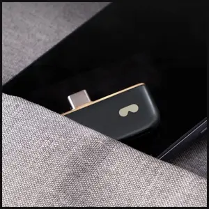 USB-C adapteris Rokid UNB23010 — 2x USB-C ports, melns