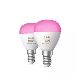 Philips Hue balta un krāsaina atmosfēras gaisma Lustra – viedā spuldze E14 – (2 gab. pakojumā)