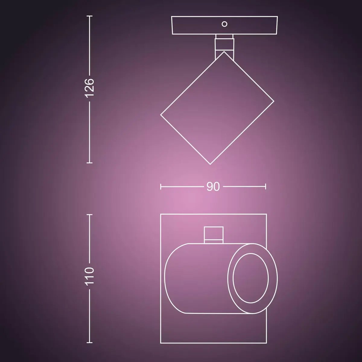 Умный потолочный светильник Philips Hue Argenta Photo 3