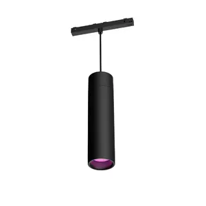 Philips Hue White and colour ambience Perifo cylinder pendant viedais piekaramais gaismeklis Bluetooth un Zigbee melns