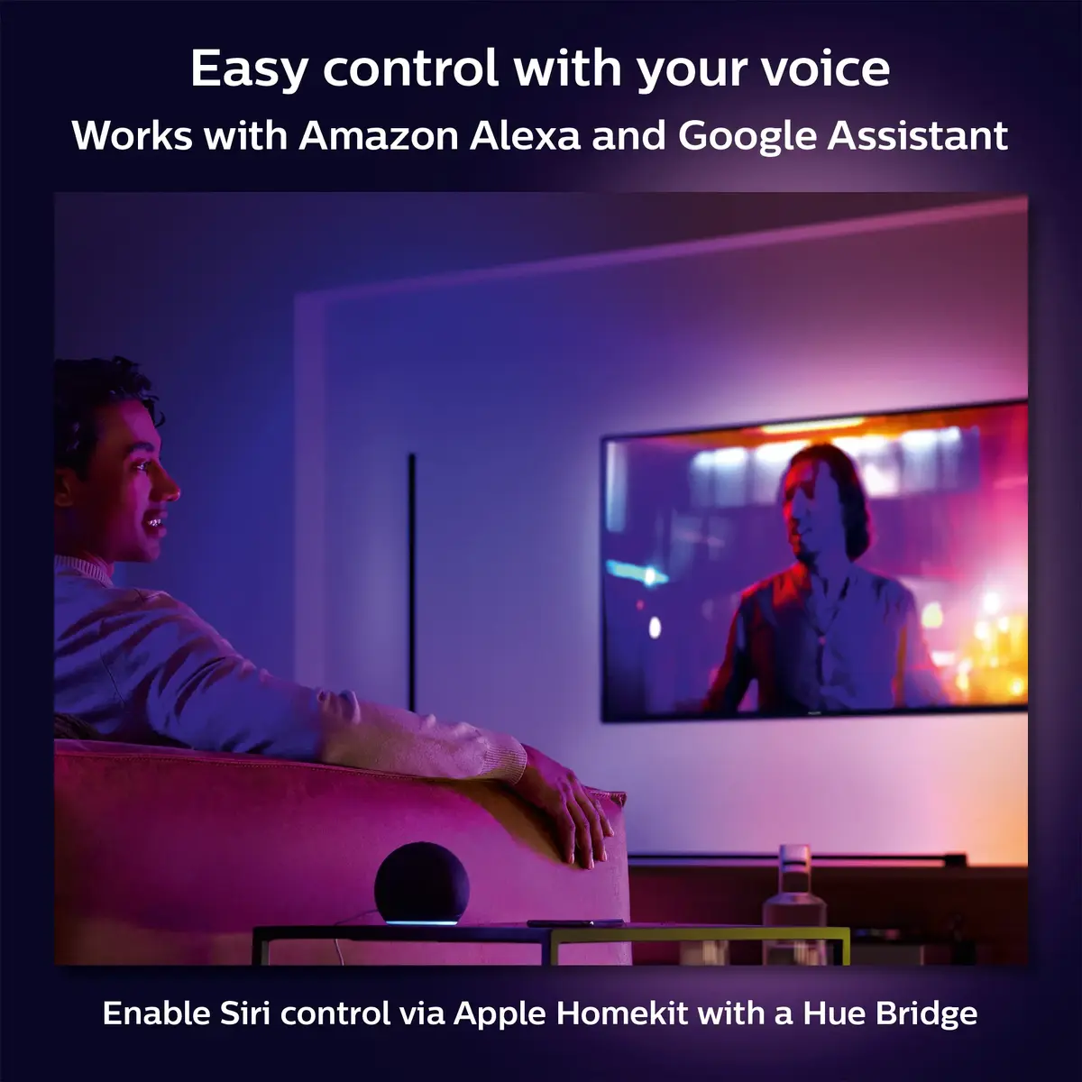 Умная настольная лампа Philips Hue Signe Photo 6