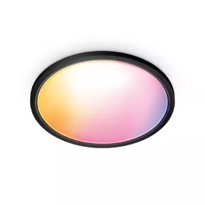 Griestu viedais gaismeklis WiZ Superslim Ceiling 22 W — LED, melns, 423×423×32 mm, 220–240 V