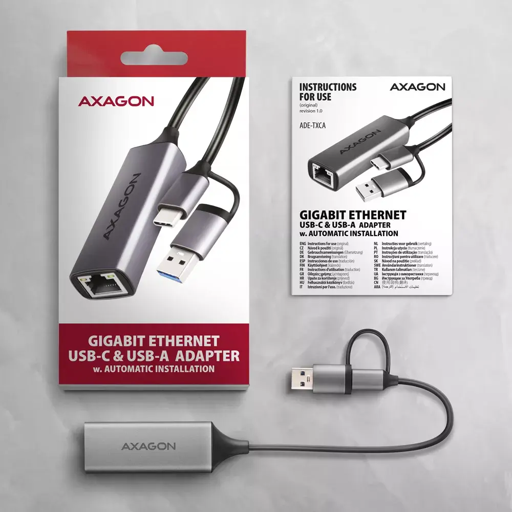 Адаптер Ethernet Axagon ADE-TXCA Photo 8