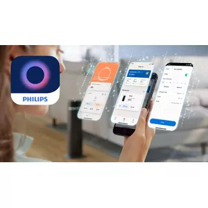 Track and control your heater with the Philips Air+ app