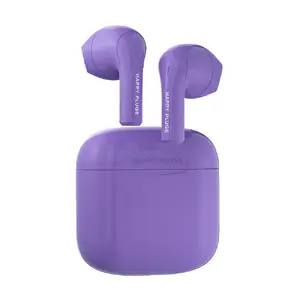 Headset Happy Plugs JOY True Wireless Stereo Bluetooth Purple Calls Music Sport