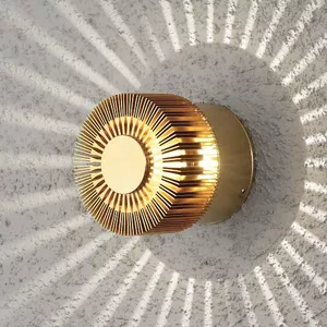 Wall lighting Konstsmide 7900-800 1 bulb IP54 Brass