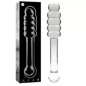 Dildo Nebula Series by Ibiza Borosilicate Glass Clear 20.5 cm