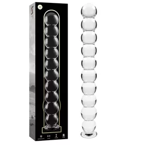 Dildo Nebula Series by Ibiza Borosilicate Glass Clear 21.5 cm