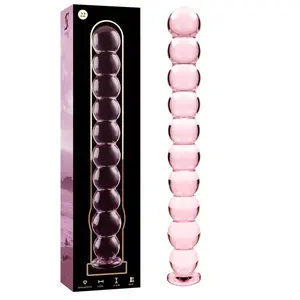 Dildo Nebula Series by Ibiza Borosilicate Glass Pink 21.5 cm