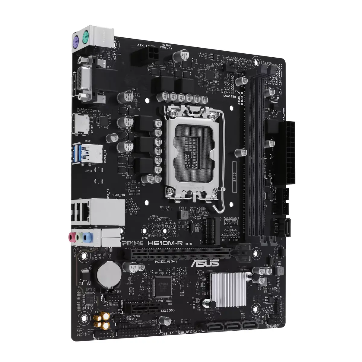 Материнская плата ASUS PRIME H610M-R-SI — LGA 1700, DDR5 Photo 2