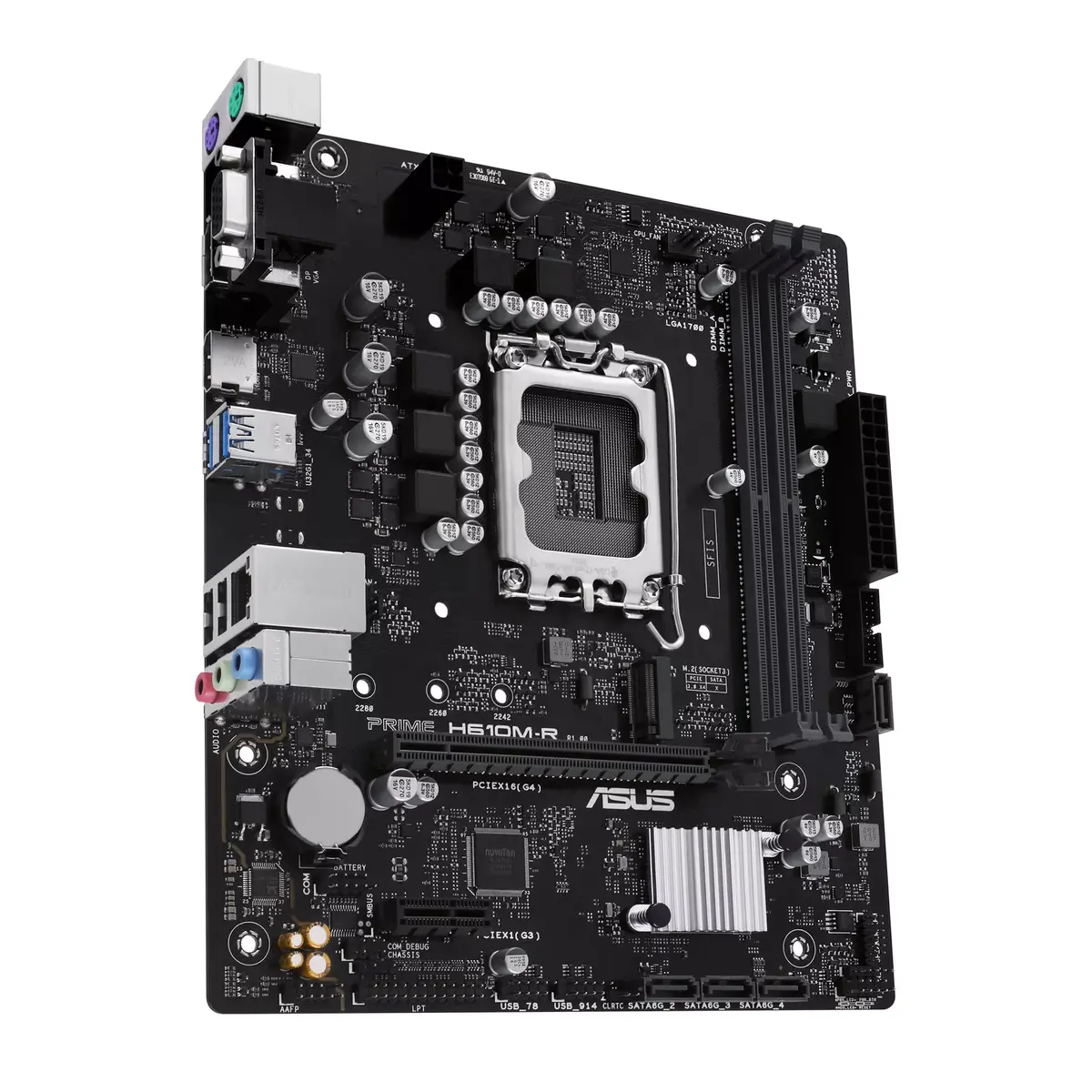 Материнская плата ASUS PRIME H610M-R-SI — LGA 1700, DDR5 Photo 3