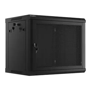 Wall-mounted rack LANBERG WF01-6409-23B 9U, 60 kg, IP20, 600×450×512 mm, black