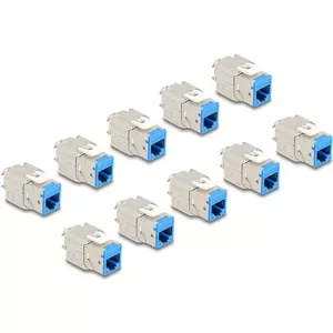 Модуль Keystone DeLOCK 88113 Плоский RJ-45 Синий 10 шт