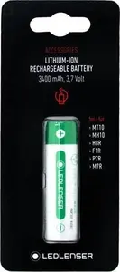 Akumulators Ledlenser 501001 lukturim — Li‑Ion 3,7 V, zaļš/balts