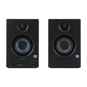 Студийные активные мониторы PreSonus Eris 3.5 2nd Gen — 2×25 Вт RMS, 98 дБ SPL, 80–20 000 Гц, 3,5" низкочастотный динамик, 1" твитер, TRS/RCA, выход на наушники