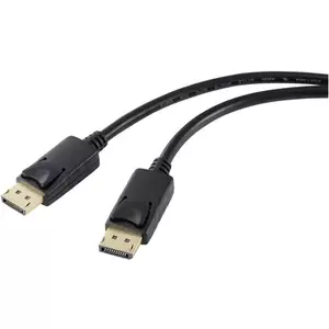 Renkforce Соединительный кабель DisplayPort male, DisplayPort male 1,00 м Черный RF-5245266 Кабель DisplayPort 1.2 DisplayPort (RF-5245266)