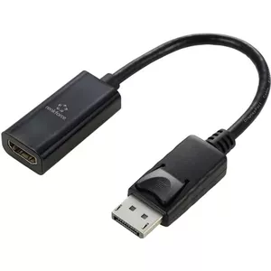 Renkforce RF-5596324 DisplayPort pārveidotājs [1x DisplayPort vīrietis - 1x HDMI sieviete] melns DisplayPort 1.2 23 cm (RF-5596324)