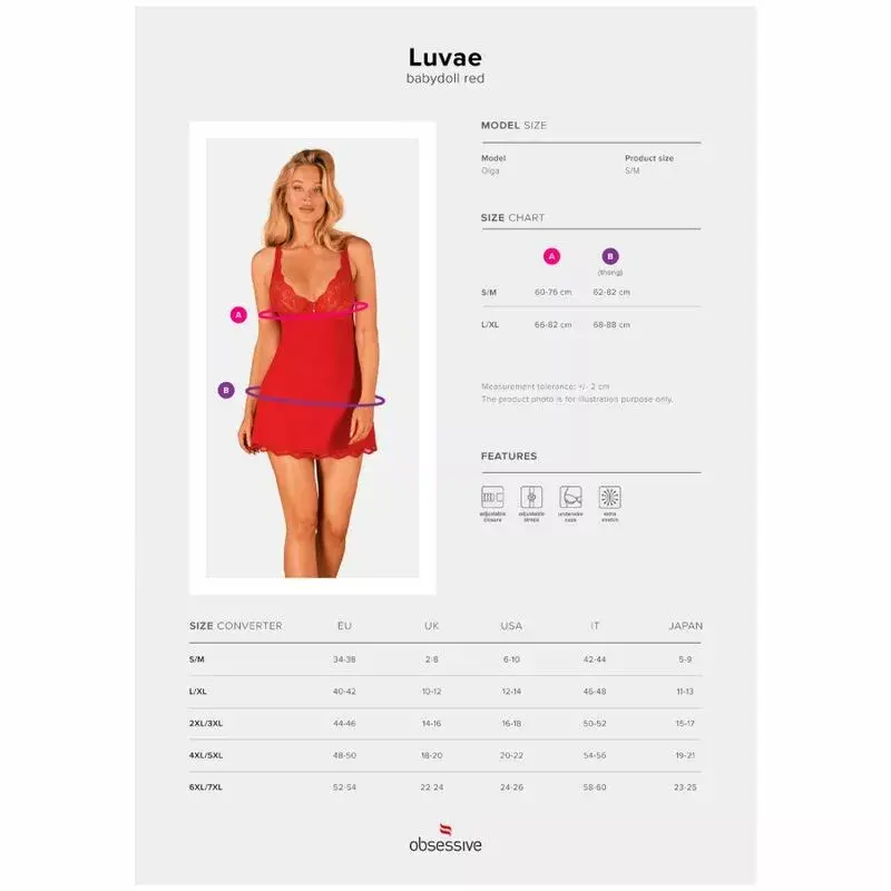 Неглиже-бэбидолл Obsessive Luvae D-236788 Photo 7