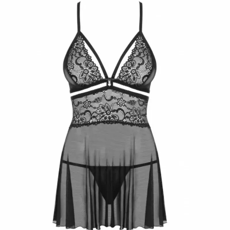 Babydoll Obsessive D-236808 (2XL/3XL) black Photo 3
