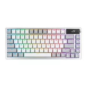 ASUS ROG Azoth tastatūra Speļu USB + RF Wireless + Bluetooth Balts