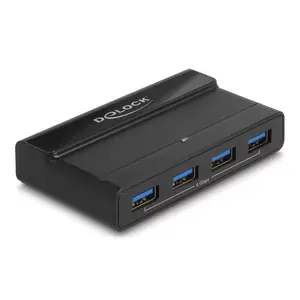 DeLOCK USB переключатель 4 x устройство 2 x хост 5 Гбит/с черный
