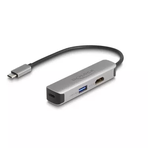Адаптер DeLOCK USB Type-C на HDMI 4K 60 Гц USB Type-A USB Type-C PD 92 Вт