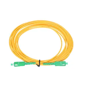 Fiber optic cable Extralink EX.1582 FTTH G.657.A2 SC–SC 7 m Green/Yellow