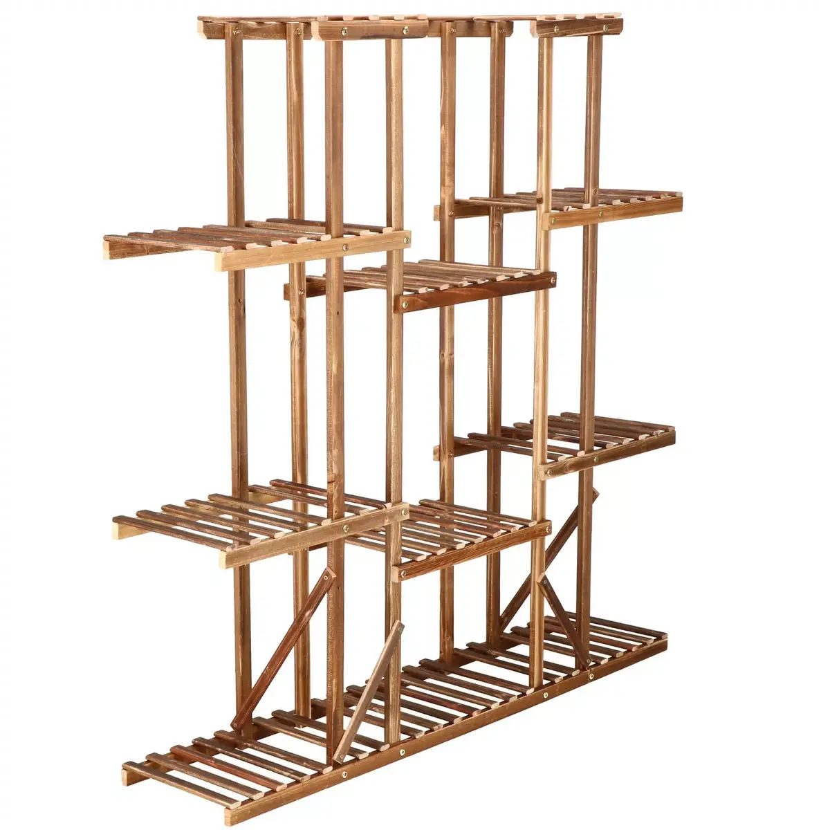 Koka ziedu statīvs Springos GA0200 — 9 plaukti, 119 cm Photo 8
