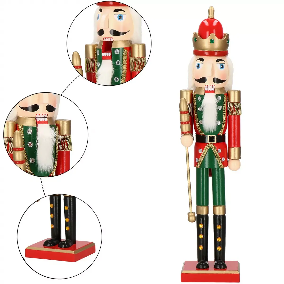 Ziemassvētku rotājums Springos Nutcracker CA0907 Photo 9