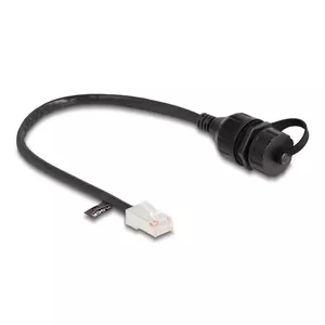 Network Cable DeLOCK 88012 RJ45 Male to RJ45 Female Cat5e 0.25m Black