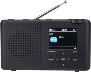 Радиоприёмник DAB Reflexion TRA23DAB — антрацитовый портативный цифровой радиоприёмник с DAB/DAB+