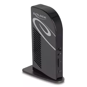 DeLOCK USB Type-C Triple Display Docking Station 4K USB Hub LAN Audio PD 96W