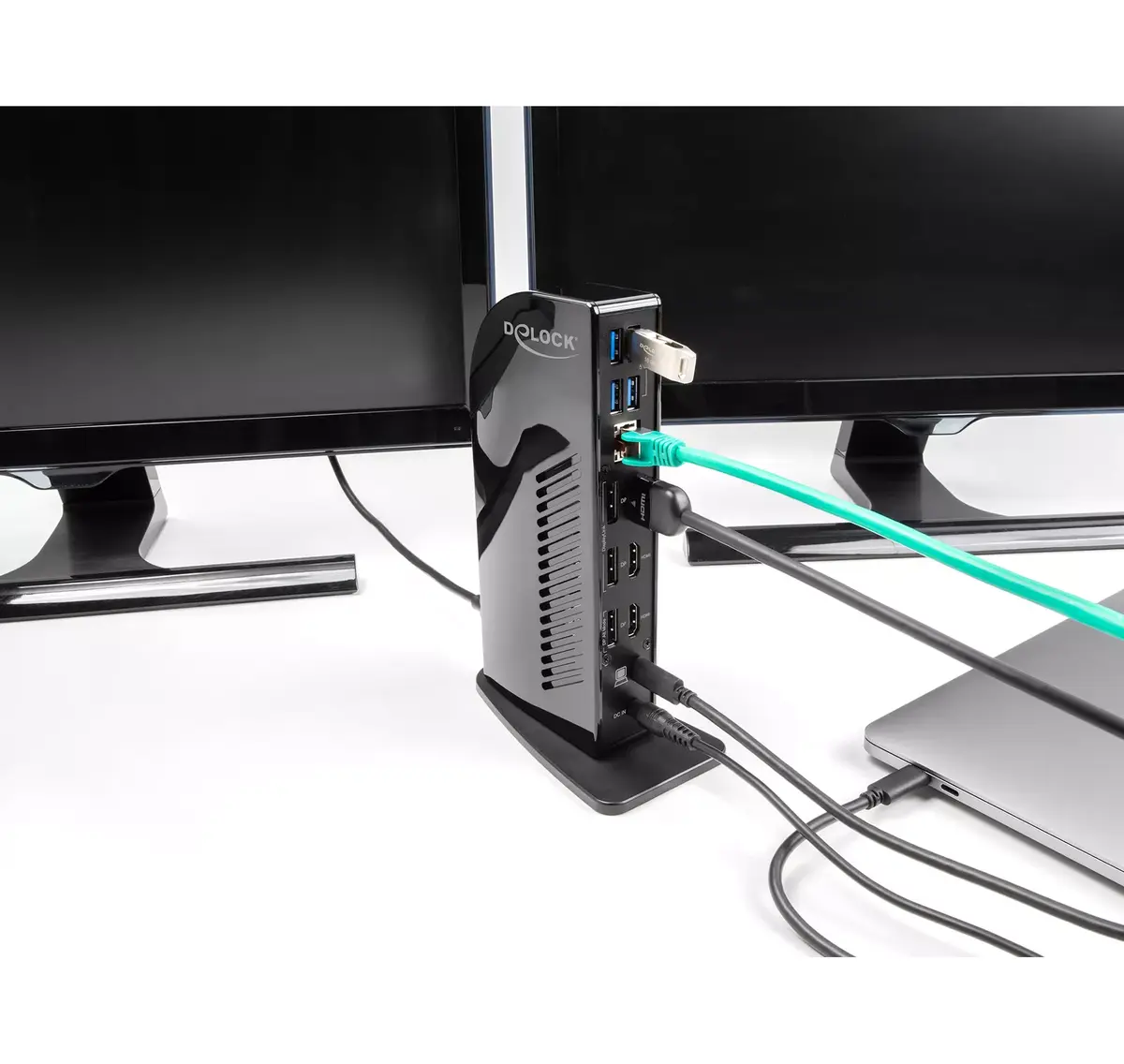 DeLOCK USB Type-C Trīskārša Displeja Doku Stacija Photo 4