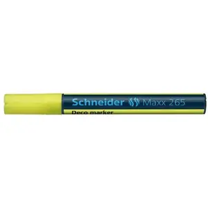 Chalk marker Schneider Electric MAXX 265 Yellow, stroke 1–3 mm, pack of 10