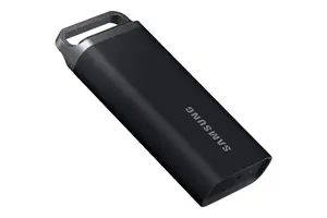 Samsung T5 Evo Portable SSD 2 TB USB 3.2 Gen 1 Black MU-PH2T0S with 460 MB/s Read and Write Speed and Hardware Encryption