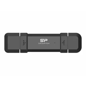 Silicon Power Portatīvais ārējais SSD DS72 250 GB N/A " USB A tipa, USB C 3.2 3.2 Gen 2 melns