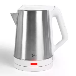 Electric kettle JATA 2 L 1500 W Stainless steel White