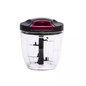 JATA HMAQ4506 manual food chopper Black, Red, Transparent