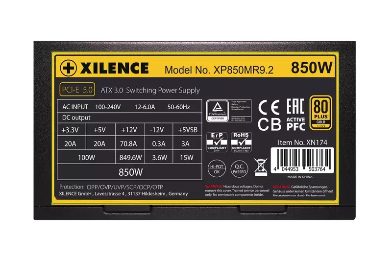 Barošanas bloks Xilence Performance X Series XP850MR9.2 Photo 4