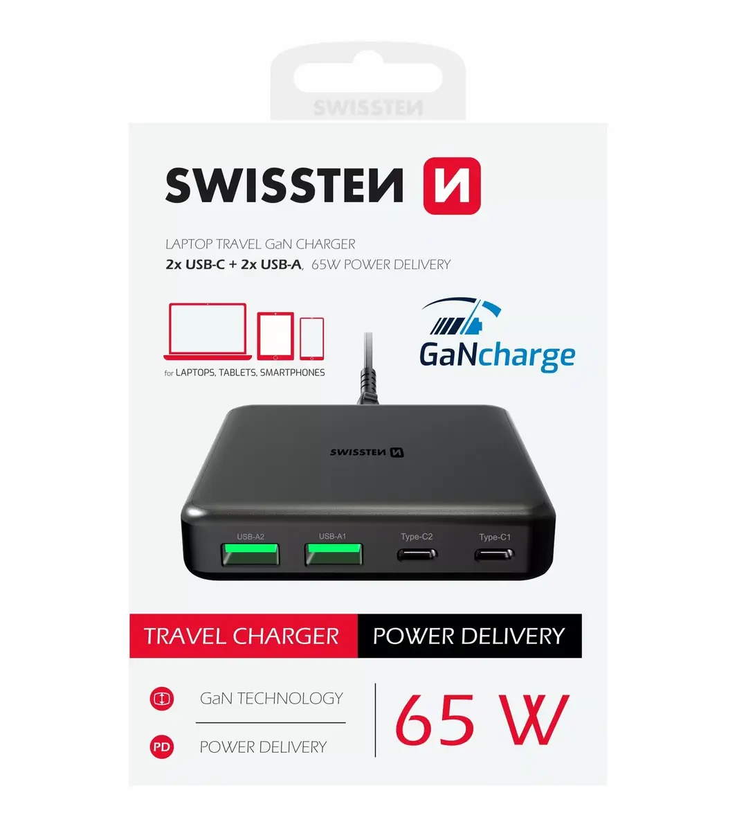 SWISSTEN 22057100 desktop charger — 65W Photo 2